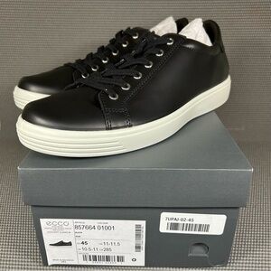 Ecco Soft Classic Men's Shoes Leather Classic Sport Casual US 11 EU 45 Black